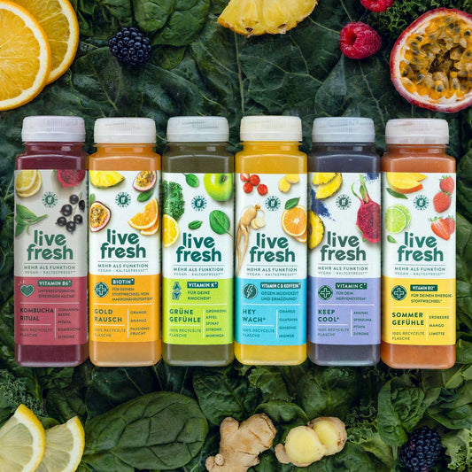 Proefpakket - 6 wellness sappen - & Niet verwarmd.