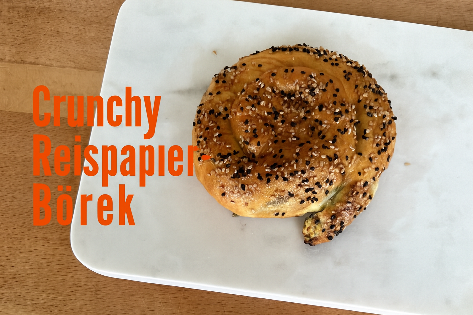 Crunchy Reispapier-Börek mit Feta und Spinat