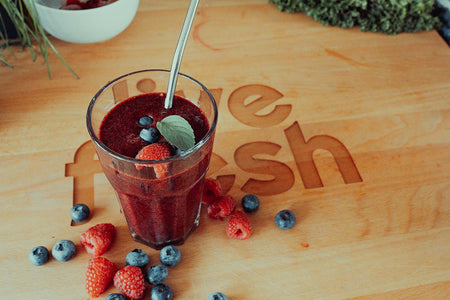 Clean Eating Rezept - Beeren Smoothie