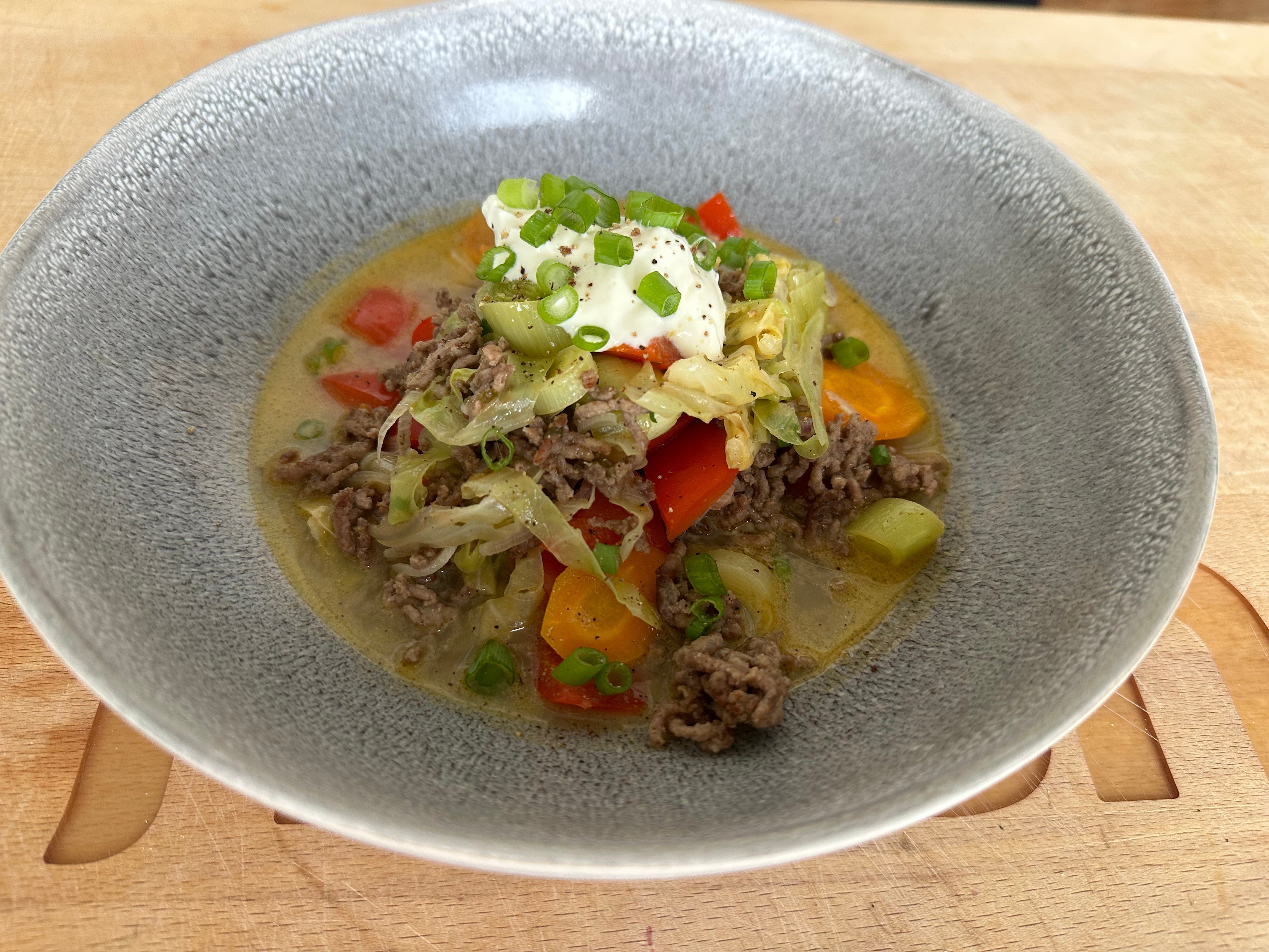 Gemüse Hack Pfanne "Rustikal"