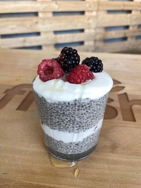 Veganer Chia Pudding