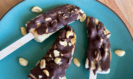 Veganes Snickers-Bananeneis