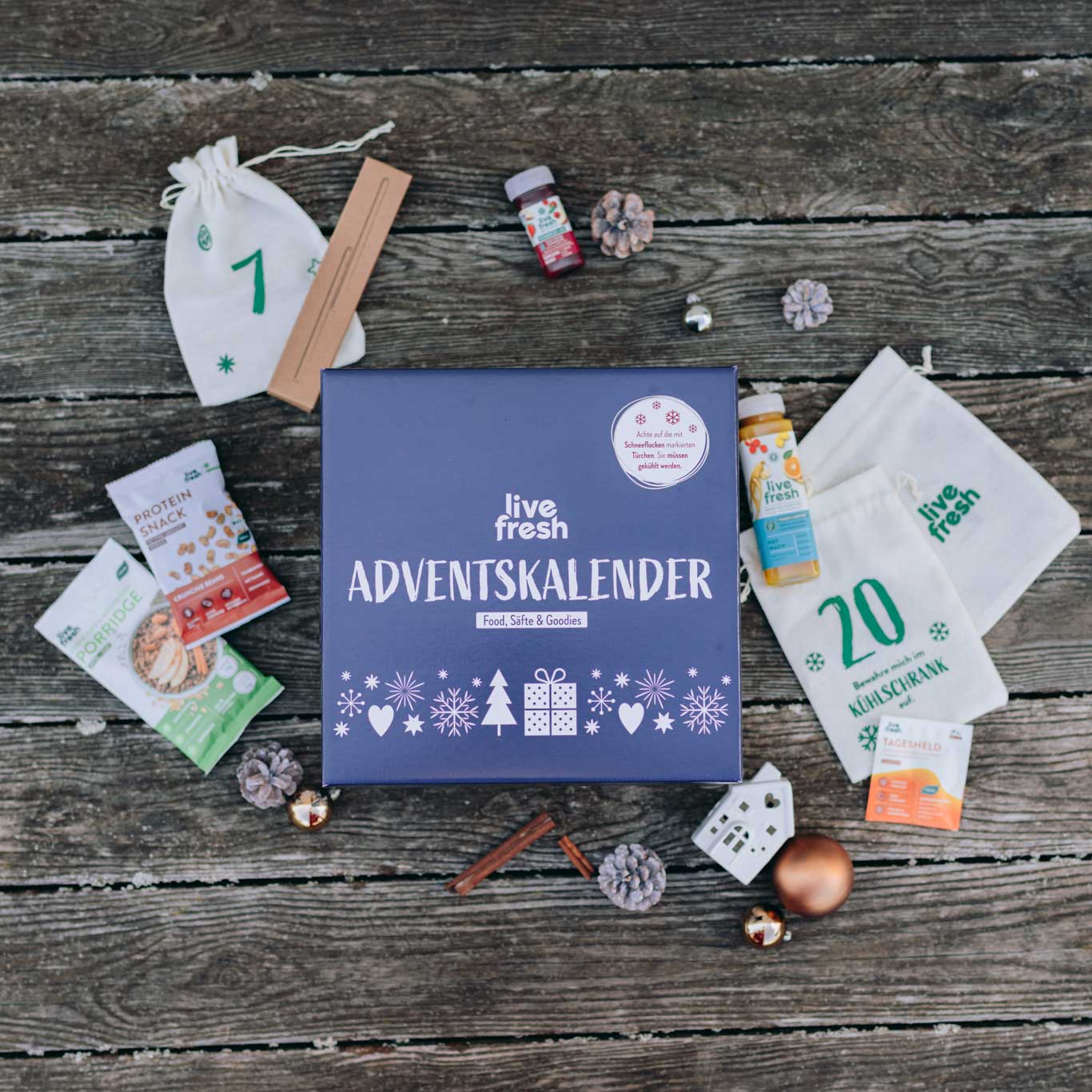 LiveFresh adventskalender - eten, sapjes & lekkers