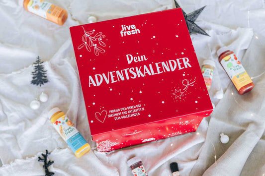LiveFresh Advent calendar - juices & shots