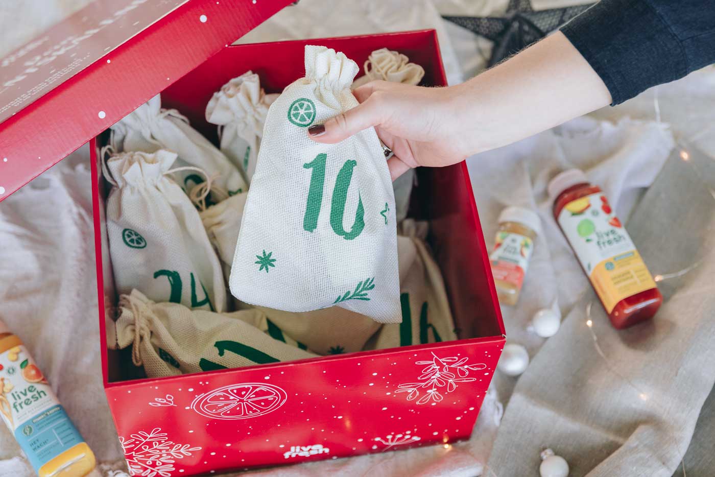 LiveFresh Adventskalender - Sappen & Shots