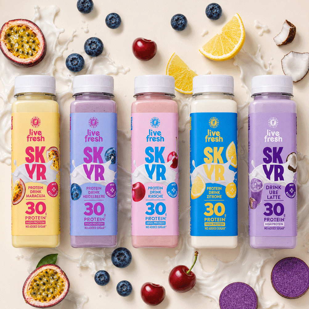 Probierpaket Skyr Protein Drinks in fünf Sorten