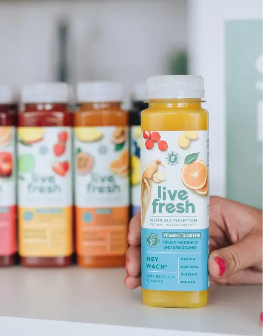 Tasting package - 6 wellness juices - & Not heated.