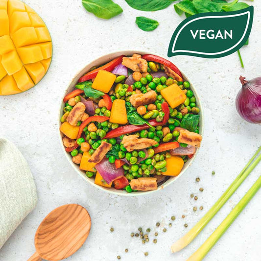 Exotic style curry -vegan Bowl - 400g